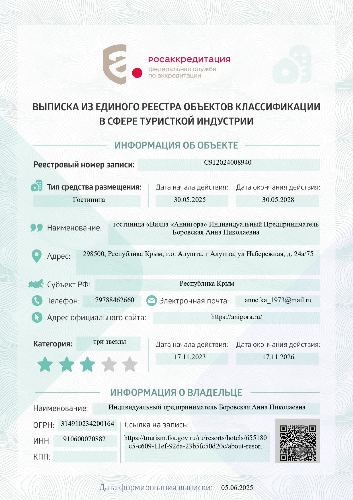 гостиница алушта 3 звезды